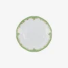 Fish Scale Green & Gold Dinner Plate