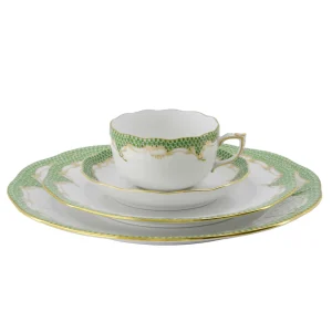 Fish Scale Teacup & Saucer