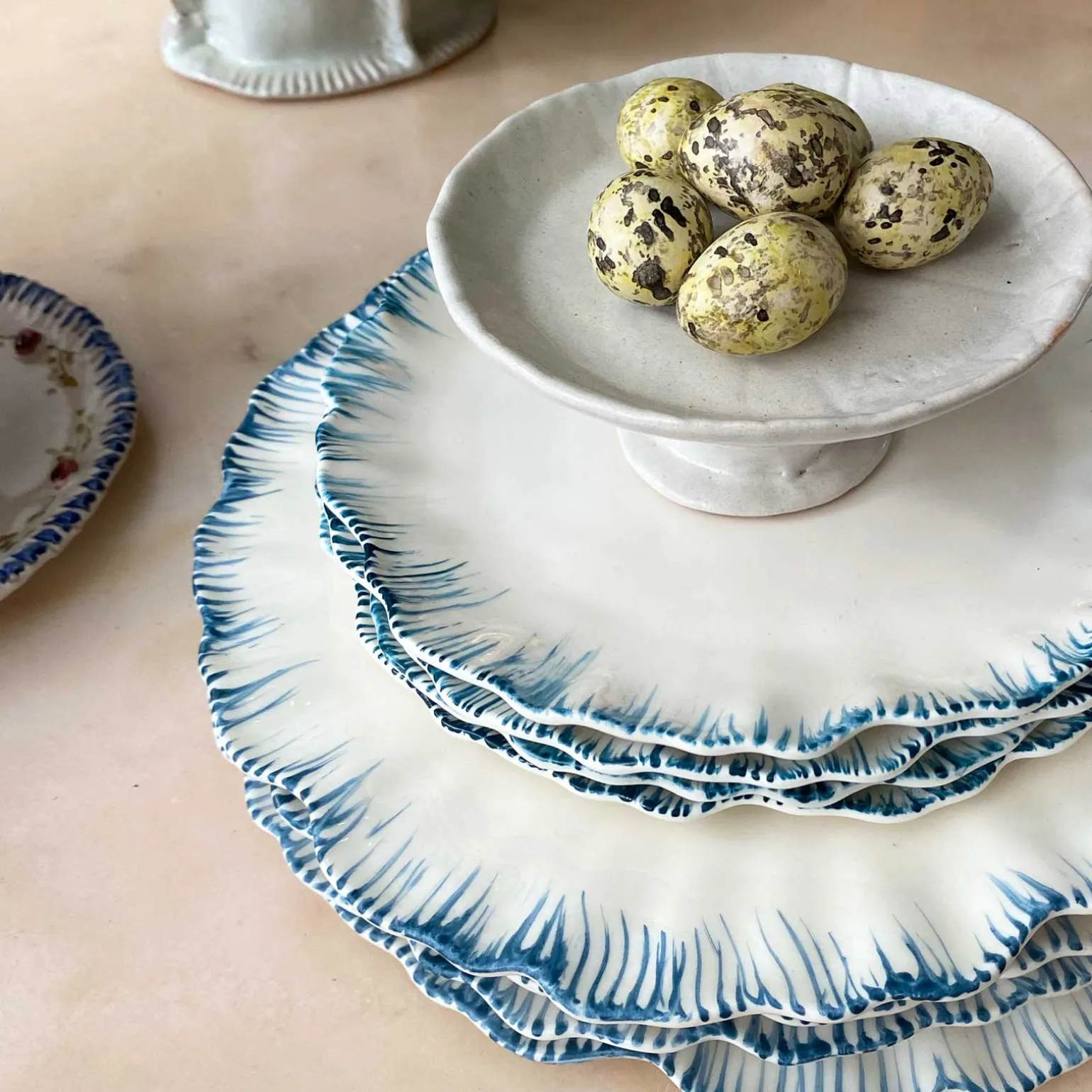 flecos_dinner_plate_teal_1.webp Flecos Dinner Plate Teal
