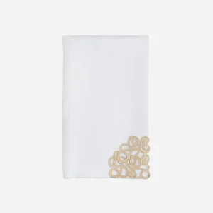 Florence Gold Lace Corner Napkin