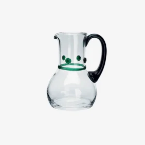 Forest Green Rosettes Pitcher