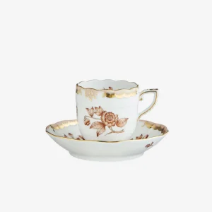 Fortuna Espresso Cup & Saucer Antique Brown