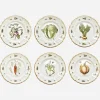 Garden Harvest Dessert Plate - Set of 6