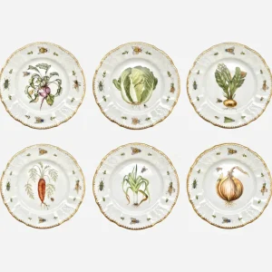 Garden Harvest Dessert Plate - Set of 6