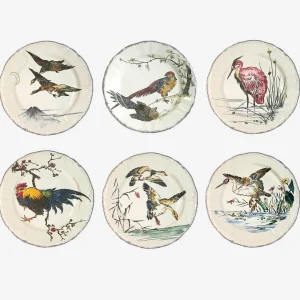 Grands Oiseaux Dinner Plates  - Set of 6