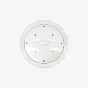 Grape Leaves Serving Dish with Lid