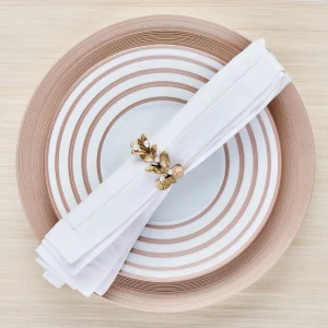 Hémisphère Metallic Pink Dessert Plate