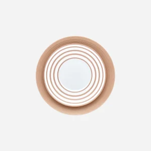Hémisphère Metallic Pink Dinner Plate