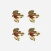 Holly Napkin Ring - Set of 4