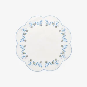Ice Blue Flower Placemat - Set of 4