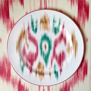 Ikat Dinner Plate - Set of 6
