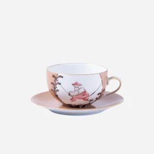 Indes Galantes Teacup & Saucer - Sherbert