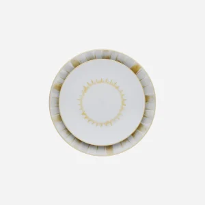 Iris Dessert Plate Gold