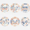Italian Views Dessert Plates - Set of 6