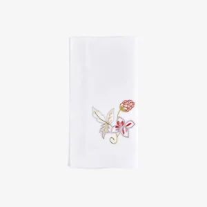 Jacobean Flowers Dinner Napkin Style I - Set of 6