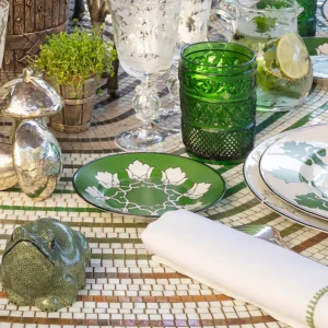 Jaipur Bread Plate Green