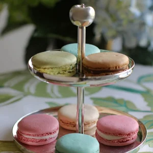 Jardin d'Eden Silver Plated Two Tier Stand