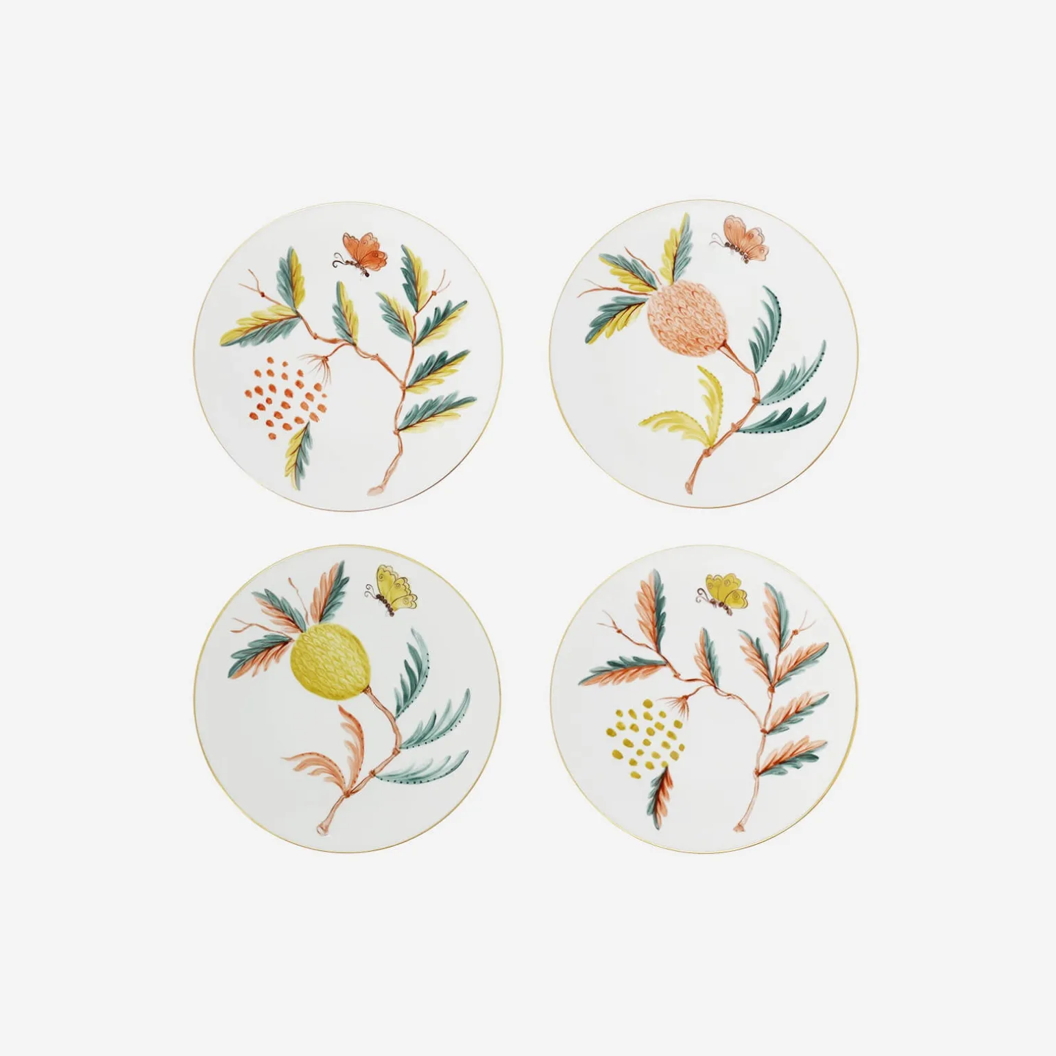 jardins_de_shalimar_desse_0.webp Jardins de Shalimar Dessert Plates - Set of 4