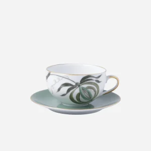 Jardins d’Udaipur Teacup & Saucer - Set of 4