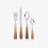 Julia Dark Horn 4-Piece Cutlery Set