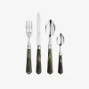 Julia Green Marble 4-Piece Cutlery Set