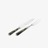 Julia Green Marble 2-Piece Carving Set