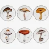 Les Champignons Dinner Plates - Set of 6