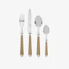 Lignes Gold Plated 4-Piece Cutlery Set