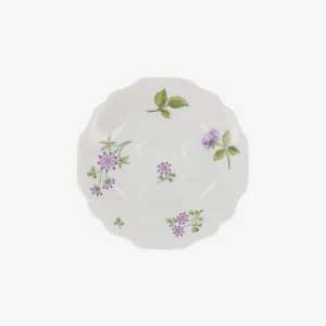 Lilac Floral Bouquets Espresso Cup & Saucer - Peony