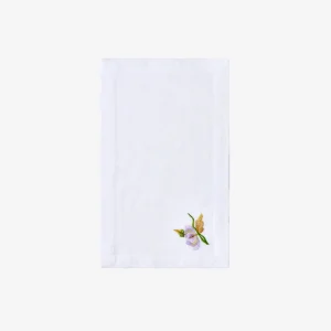 Lilac Flower & Butterfly Cocktail Napkin - Set of 4