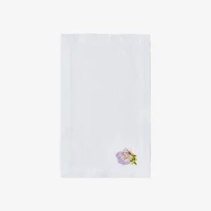Lilac Flower & Butterfly Cocktail Napkin - Set of 4