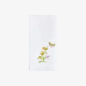 Lilac Flower & Butterfly Dinner Napkin