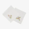 Lilac Flower & Butterfly Tea Napkin - Set of 2