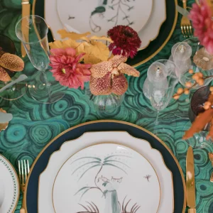 Malachite Tablecloth