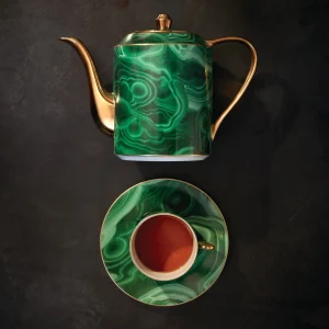 Malachite Teapot
