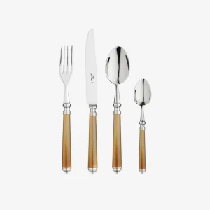 Marbella 4-Piece Horn Cutlery Set