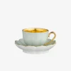 Melon Espresso Cup & Saucer Celadon