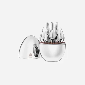 MOOD 24-Piece Silver Plated Cutlery Set