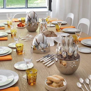 MOOD 24-Piece Silver Plated Cutlery Set