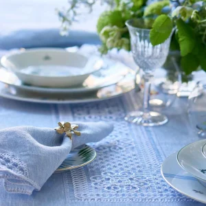 Mozzano Embroidered Napkin Blue