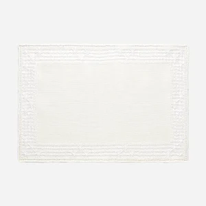 Mozzano Embroidered Placemat White