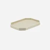 Octogone Ivory Lacquer Tray - Small