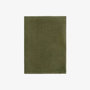 Olive Linen Sateen Napkins - Set of 4