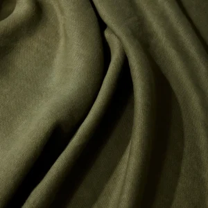 Olive Linen Sateen Tablecloth