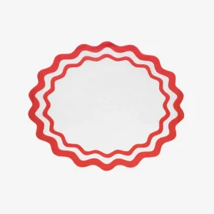 Ondas Placemat Burnt Orange - Set of 4