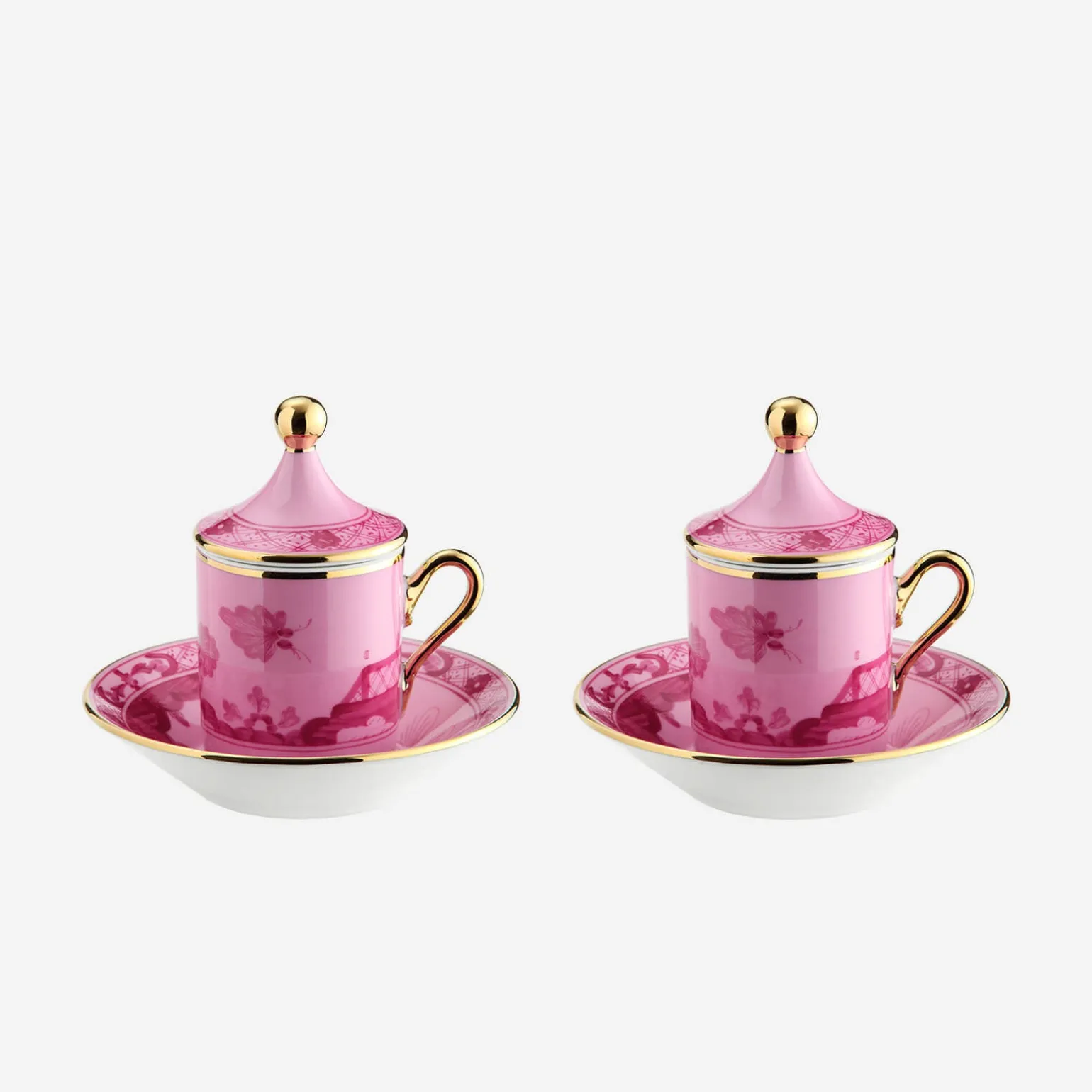 oriente_italiano_espresso_0.webp Oriente Italiano Espresso Cup with Lid & Saucer Porpora - Set of 2
