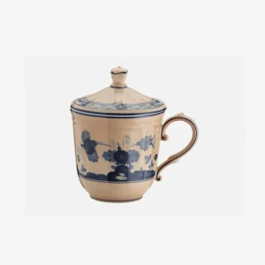 Oriente Italiano Mug with Lid Cipria