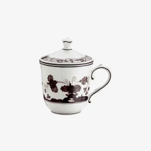Oriente Italiano Mug with Lid Albus