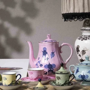 Oriente Italiano Teacup & Saucer Albus - Set of 2