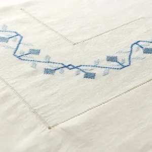 Ottoman Hand-embroidered Tablecloth - Blue